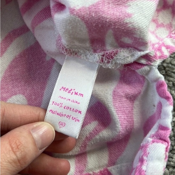 Pink Patterned Women's Pajama Set - Picture 3 of 7